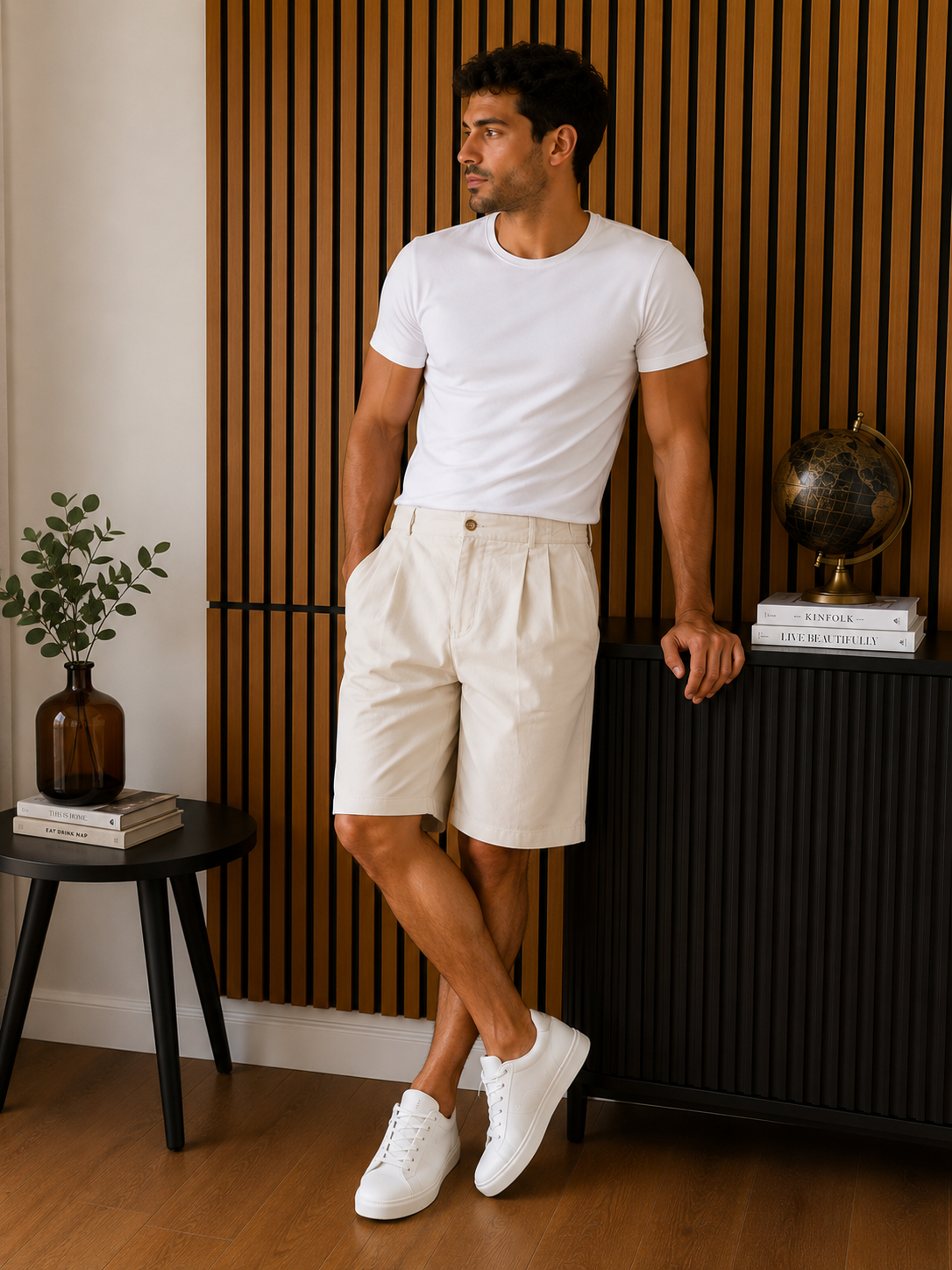 Polo in Maglia con Ricamo a Treccine-3 bottoni