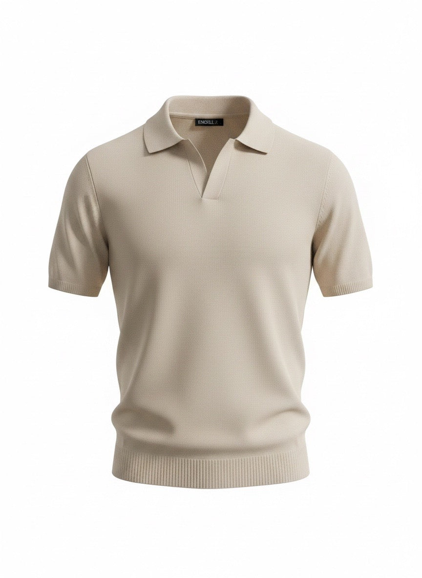 Polo in maglia con collo Derby – 100% Cotone