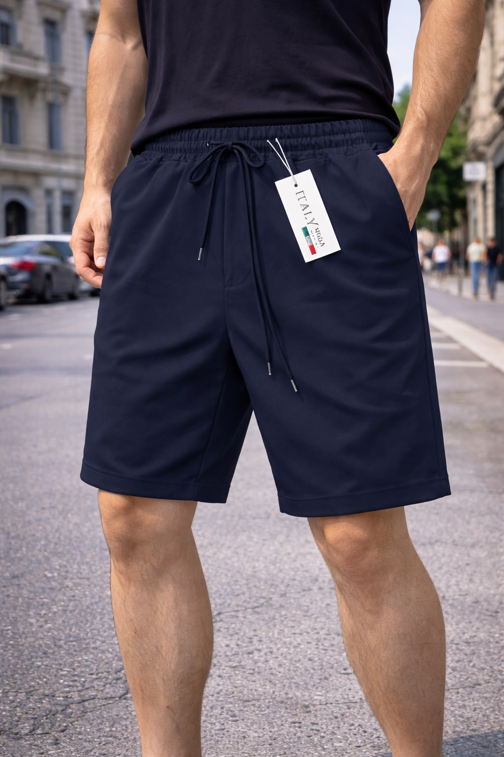 Bermuda Uomo con laccio 100% Cotone