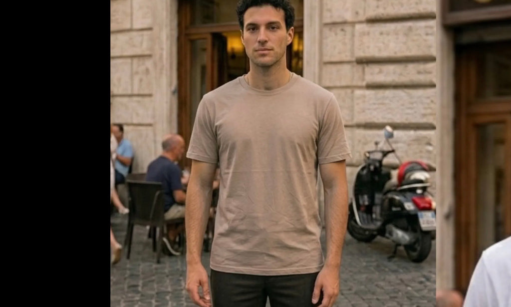 T-Shirt in Filo di Scozia 100% Cotone