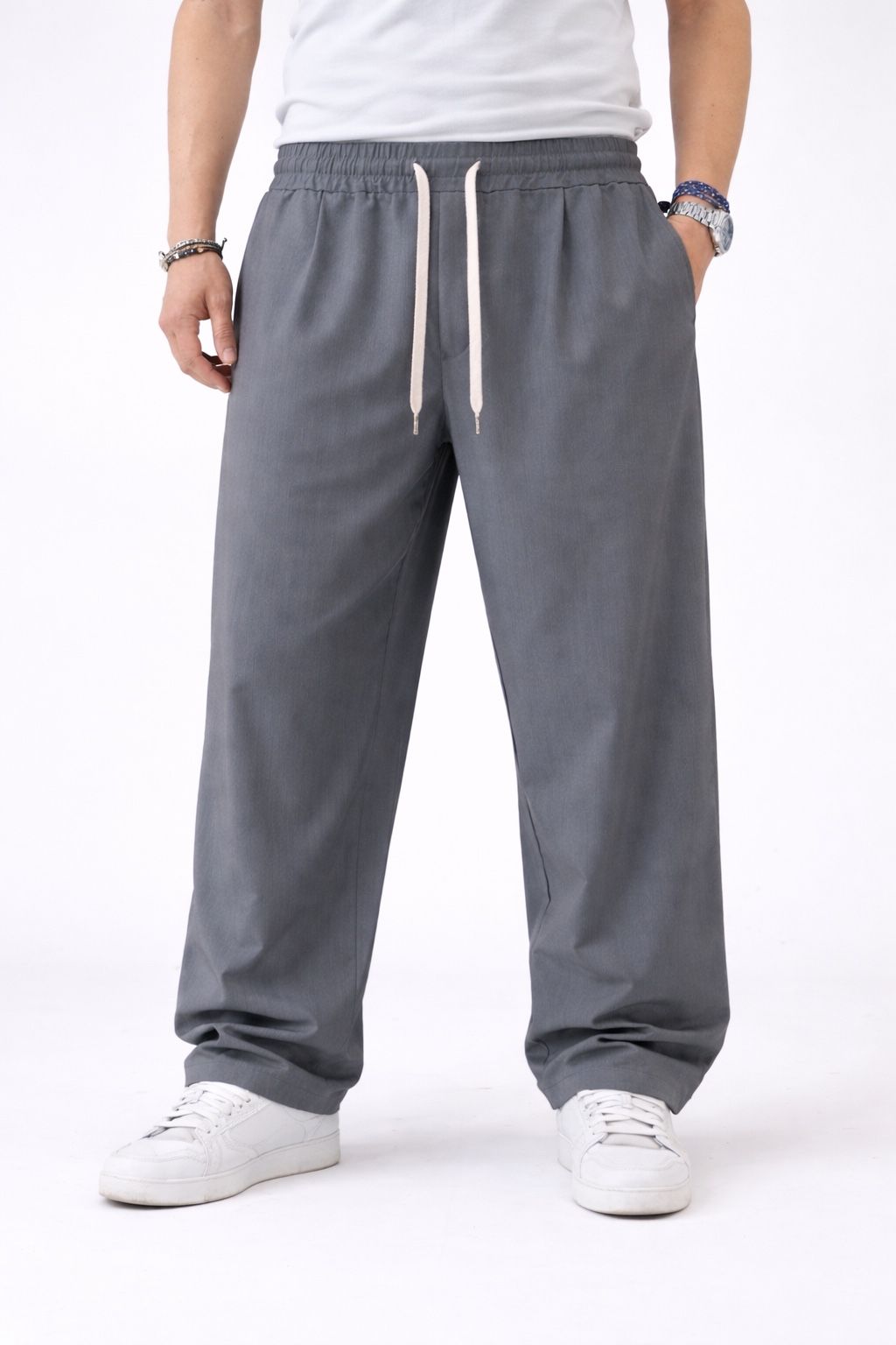 Pantalone con coulisse - Baggy fit