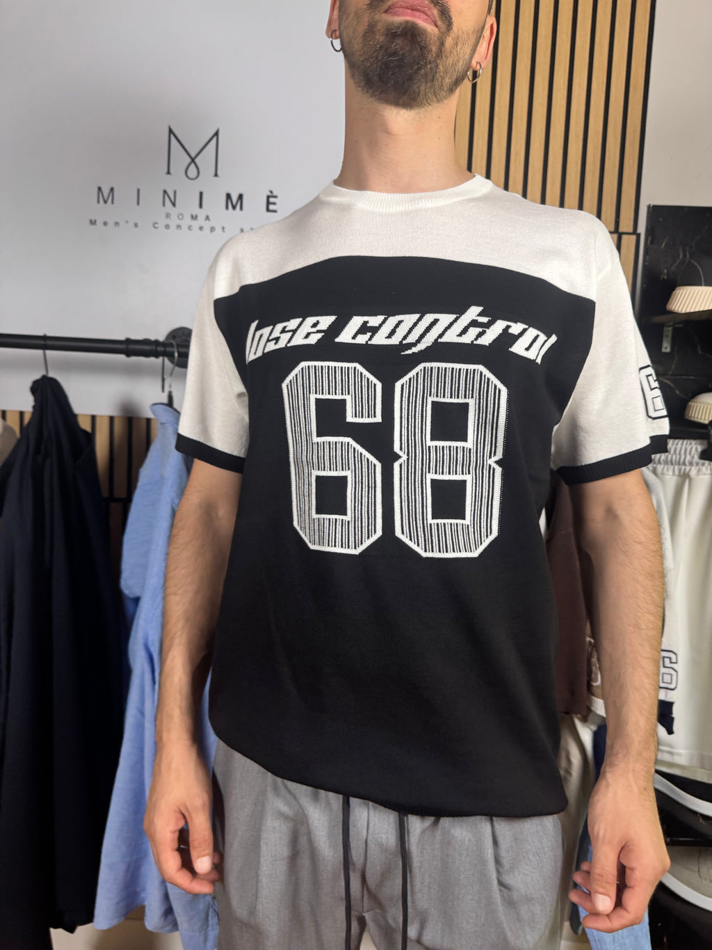 Maglia Uomo "Lose Control 68" – 100% Cotone