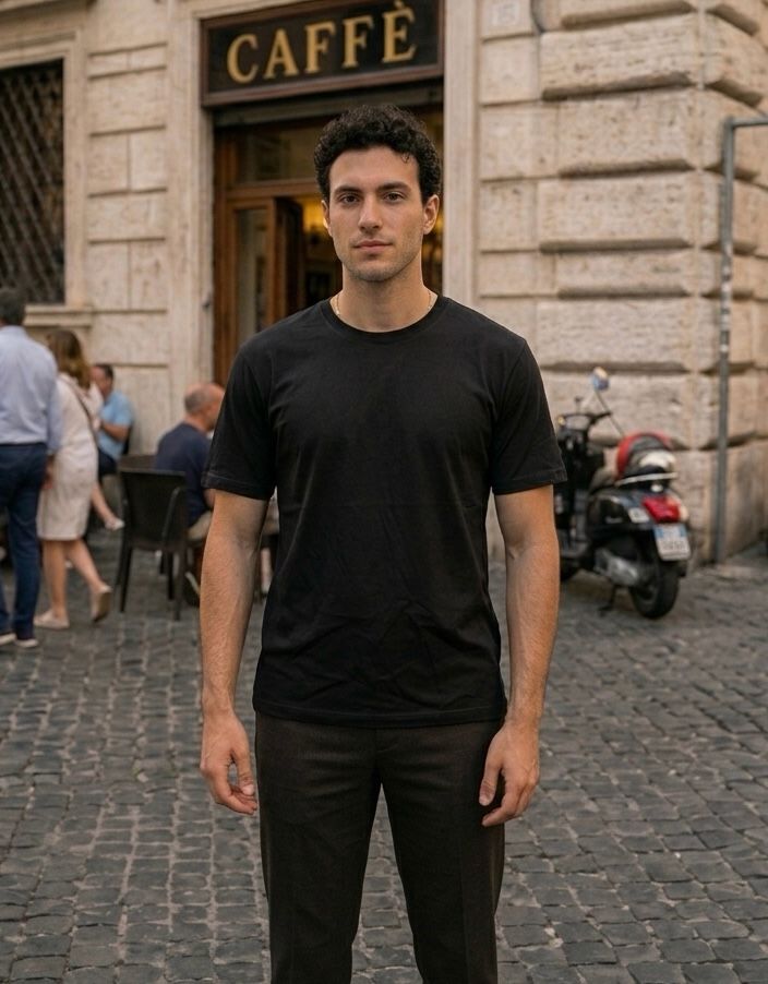 T-Shirt in Filo di Scozia 100% Cotone
