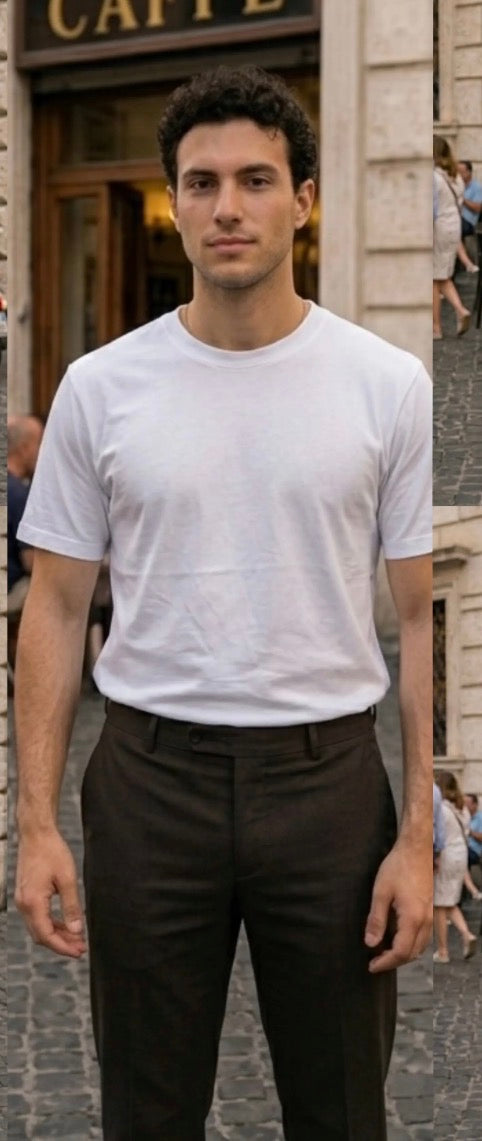 T-Shirt in Filo di Scozia 100% Cotone